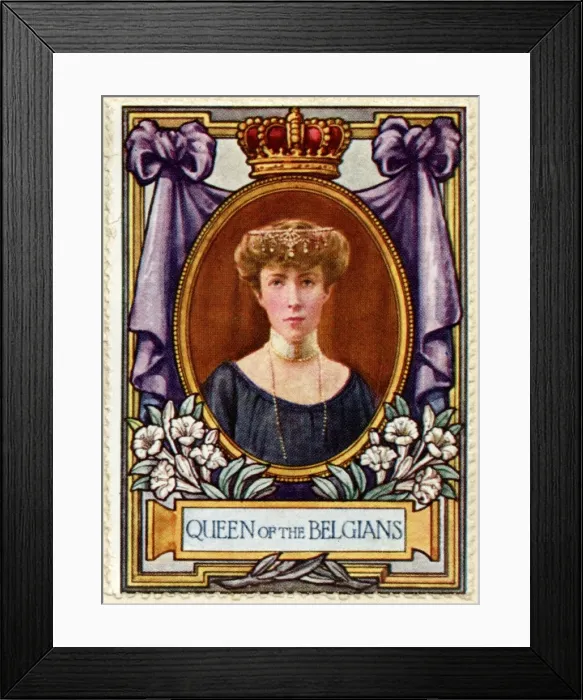 Framed Print : Elizabeth of Bavaria / Stamp Framed Print : Elizabeth of Bavaria / Stamp