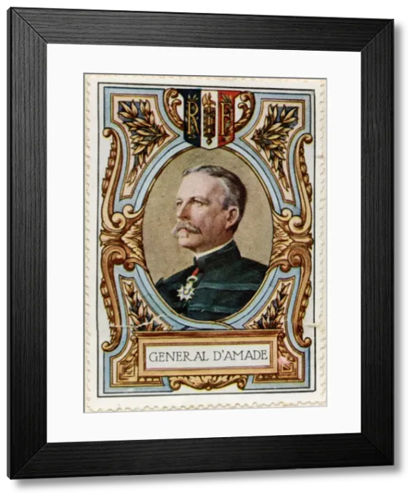 Framed Print : General d Amade / Stamp Framed Print : General d Amade / Stamp