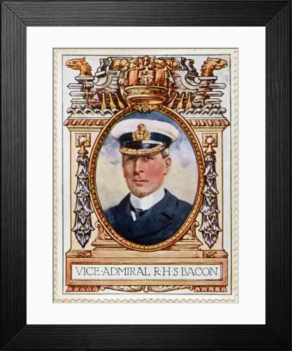 Framed Print : (Vice) Admiral R. H. S. Bacon / Stamp Framed Print : (Vice) Admiral R. H. S. Bacon / Stamp