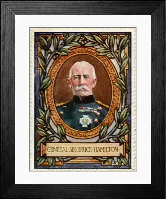 Framed Print : General Sir Bruce Hamilton / Stamp Framed Print : General Sir Bruce Hamilton / Stamp
