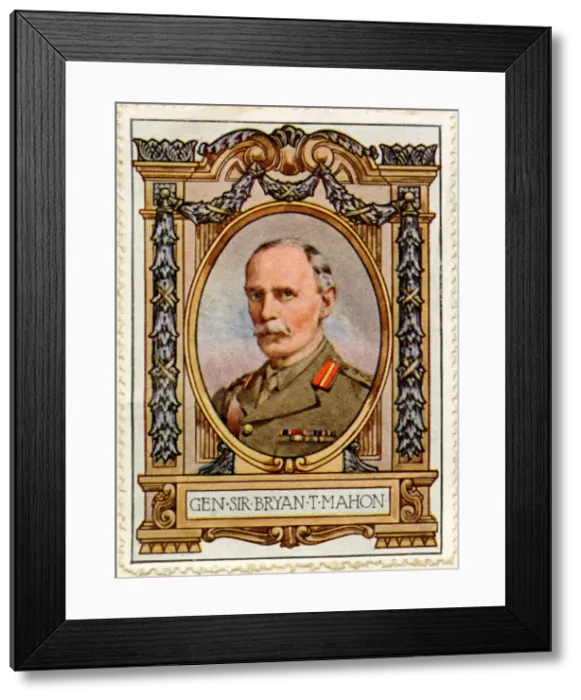 Framed Print : General Sir Bryan T. Mahon / Stamp Framed Print : General Sir Bryan T. Mahon / Stamp