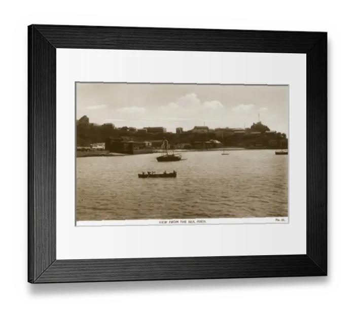 Framed Print : Yemen - Aden (view from the sea) Framed Print : Yemen - Aden (view from the sea)