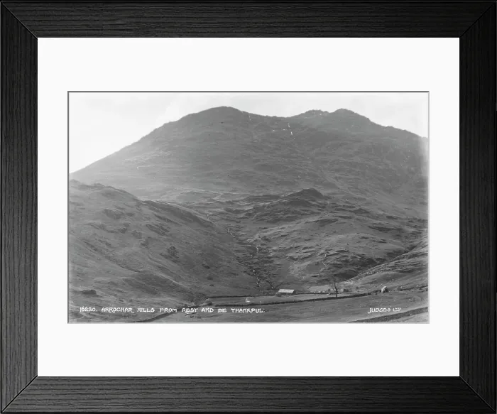 Framed Print : Arrochar Hills from Rest and Be Thankful Framed Print : Arrochar Hills from Rest and Be Thankful