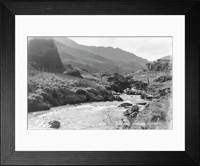 Framed Print : The Croe Burn, Glenicroe Framed Print : The Croe Burn, Glenicroe