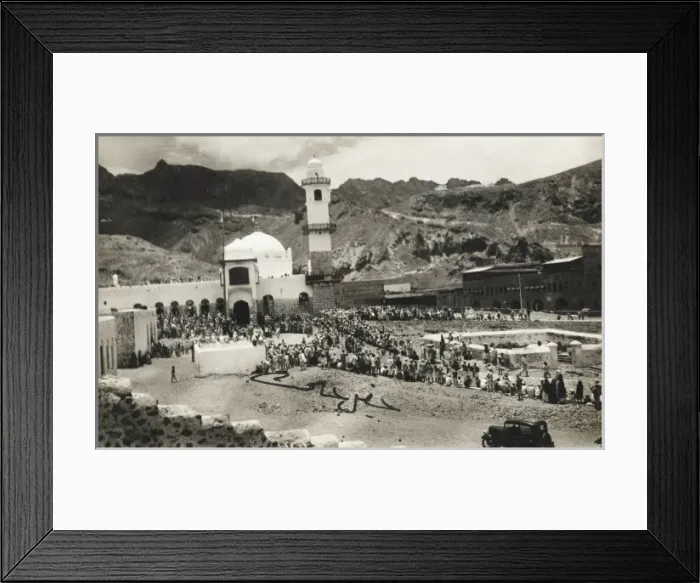 Framed Print : Yemen - Aden - Ceremony at a Mosque Framed Print : Yemen - Aden - Ceremony at a Mosque