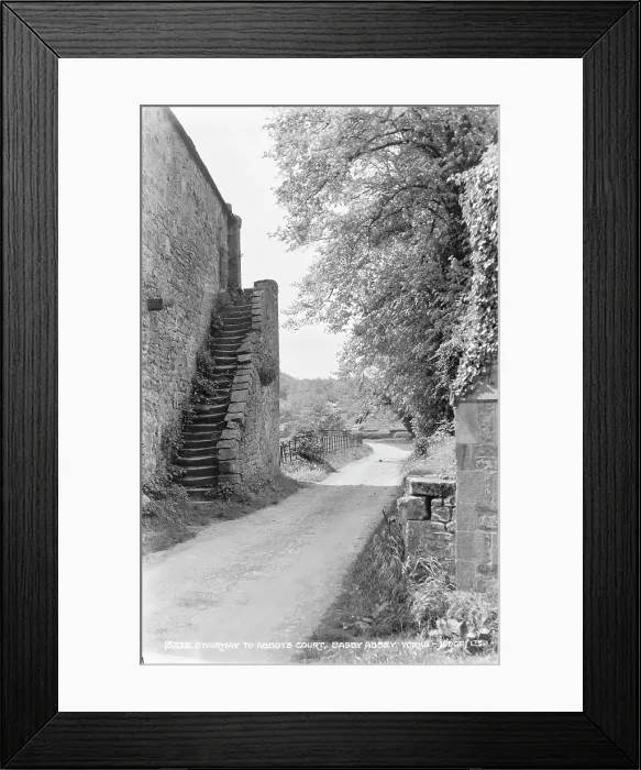 Framed Print : Stairway to Abbots Court Framed Print : Stairway to Abbots Court