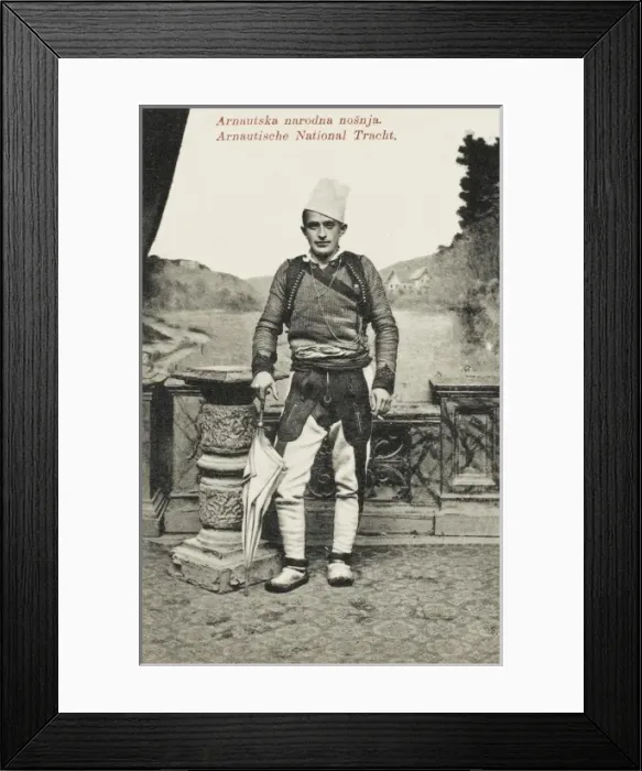Framed Print : National Costume of Montenegro Framed Print : National Costume of Montenegro