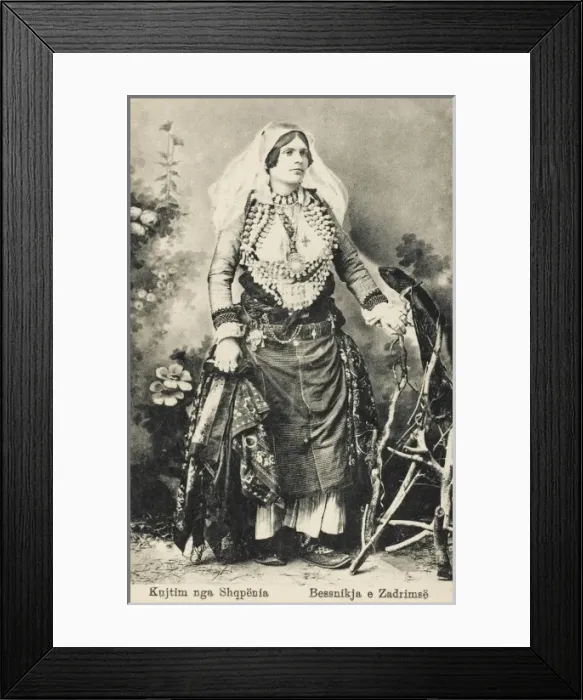 Framed Print : Albanian woman Framed Print : Albanian woman