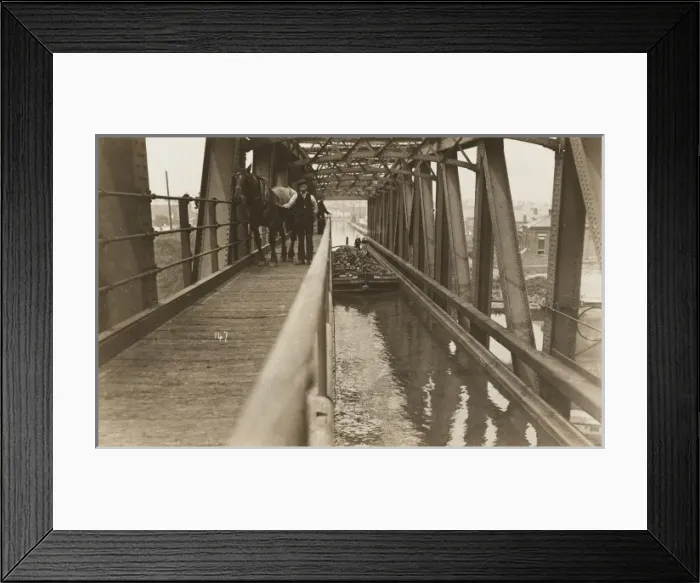 Framed Print : Manchester Ship Canal - The Barton Swing Aqueduct Framed Print : Manchester Ship Canal - The Barton Swing Aqueduct