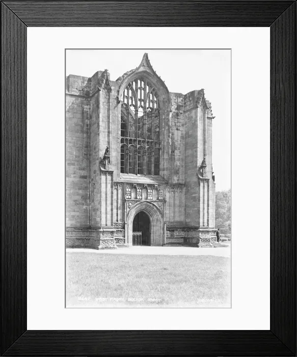 Framed Print : West Front of Bolton Abbey Framed Print : West Front of Bolton Abbey