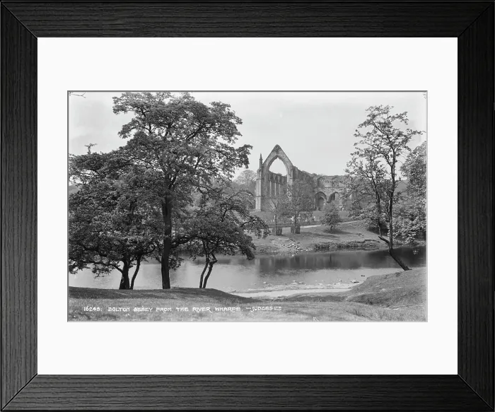 Framed Print : Bolton Abbey from the River Wharfe Framed Print : Bolton Abbey from the River Wharfe