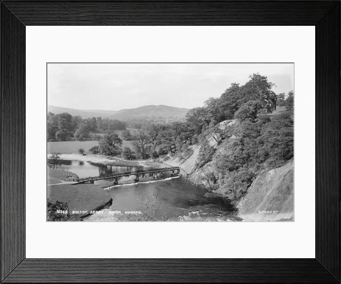 Framed Print : Bolton Abbey and River Wharfe Framed Print : Bolton Abbey and River Wharfe