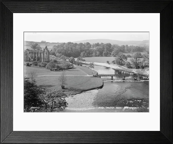 Framed Print : Bolton Abbey and Bridge Framed Print : Bolton Abbey and Bridge