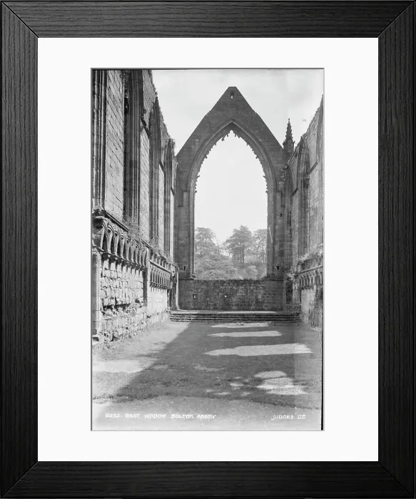 Framed Print : East Window of Bolton Abbey Framed Print : East Window of Bolton Abbey