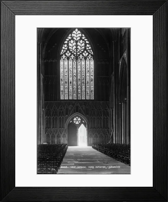 Framed Print : West Window of York Minster Framed Print : West Window of York Minster
