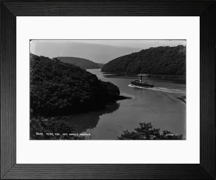 Framed Print : River Fal, King Harry's Passage Framed Print : River Fal, King Harry's Passage