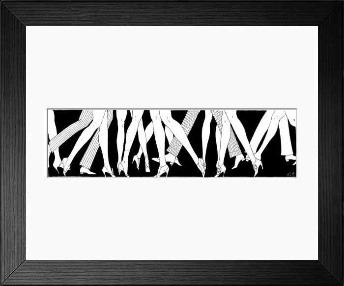 Framed Print : Lots of Legs 1921 1Of4 Framed Print : Lots of Legs 1921 1Of4