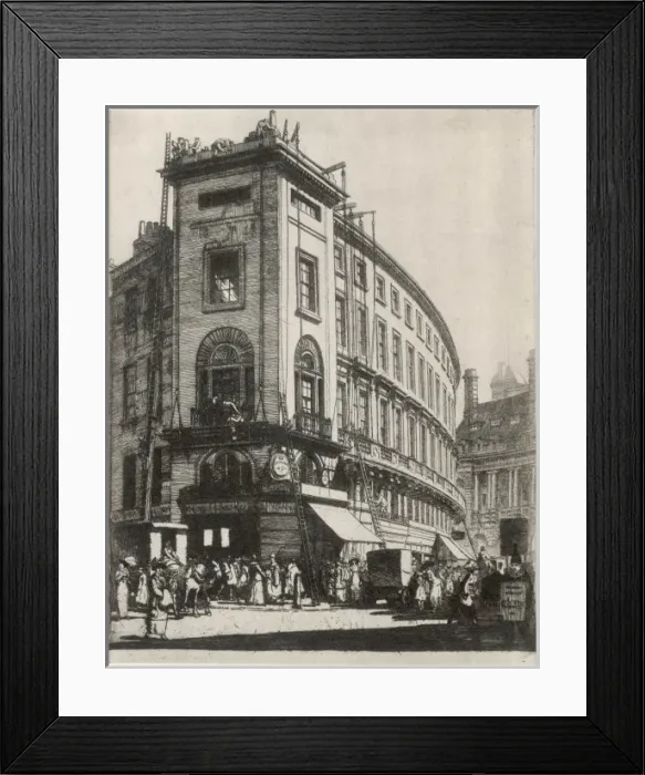 Framed Print : Regent Street Quadrant Framed Print : Regent Street Quadrant