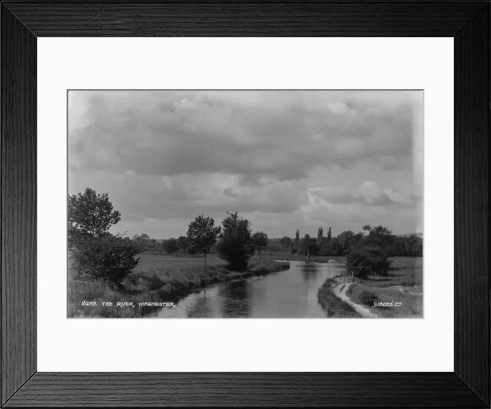 Framed Print : The River, Winchester Framed Print : The River, Winchester
