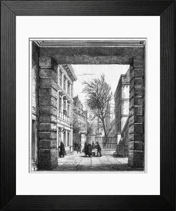 Framed Print : Serjeants Inn London Framed Print : Serjeants Inn London