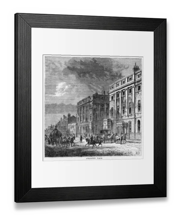 Framed Print : Stratford Place Framed Print : Stratford Place