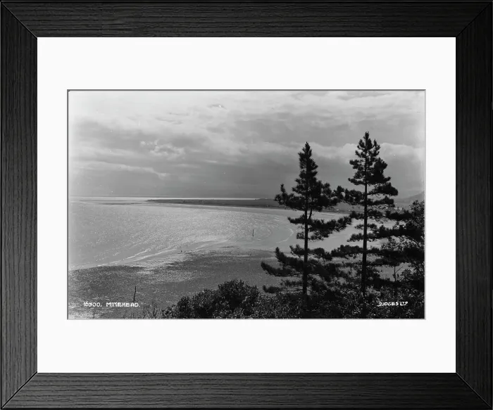 Framed Print : Scenic View of Minehead Beach Framed Print : Scenic View of Minehead Beach