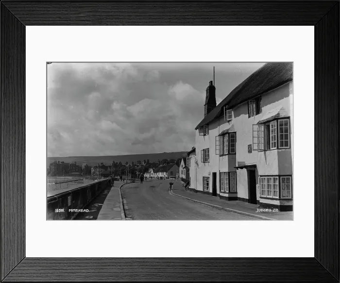Framed Print : Scenic View of Minehead Framed Print : Scenic View of Minehead