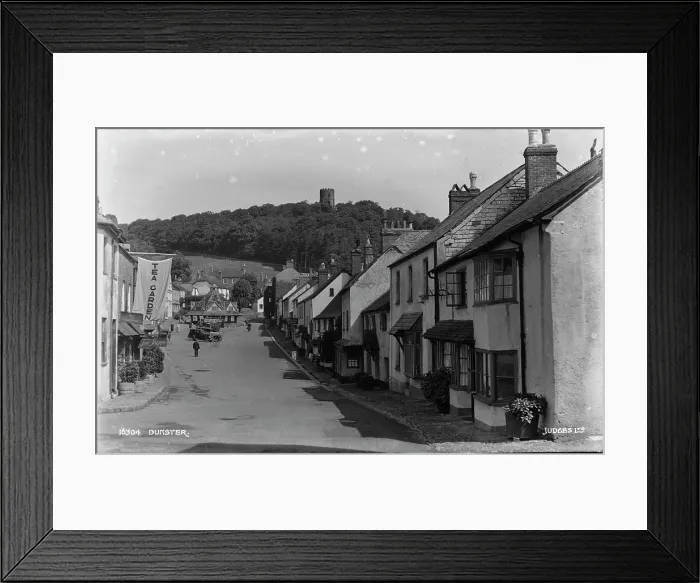 Framed Print : A Quiet Day in Dunster Framed Print : A Quiet Day in Dunster