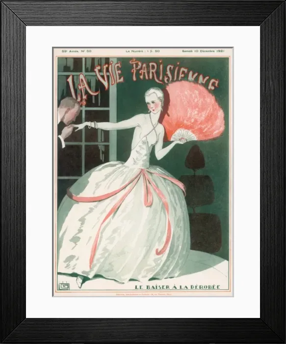 Framed Print : Kissing the Hand 1921 Framed Print : Kissing the Hand 1921