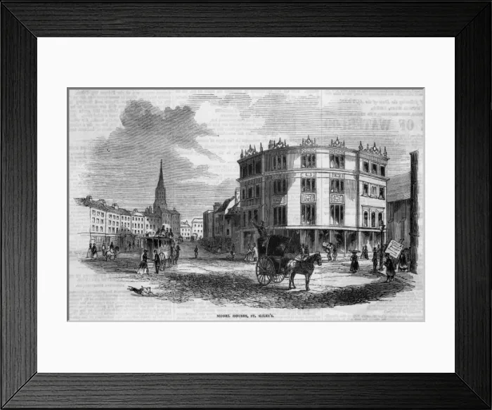 Framed Print : St Giless Houses Framed Print : St Giless Houses