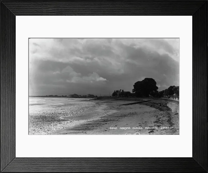 Framed Print : Morning Clouds Over Minehead Framed Print : Morning Clouds Over Minehead