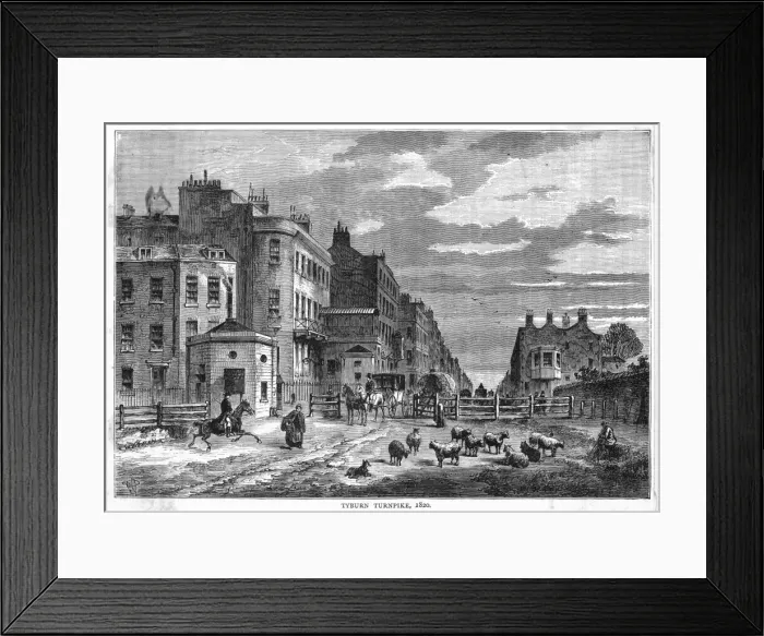 Framed Print : Tyburn Turnpike Framed Print : Tyburn Turnpike