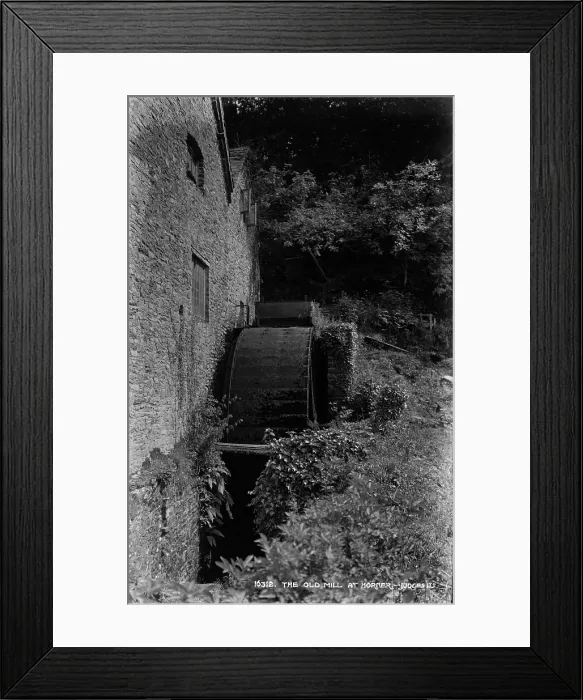 Framed Print : The Old Mill at Horner Framed Print : The Old Mill at Horner