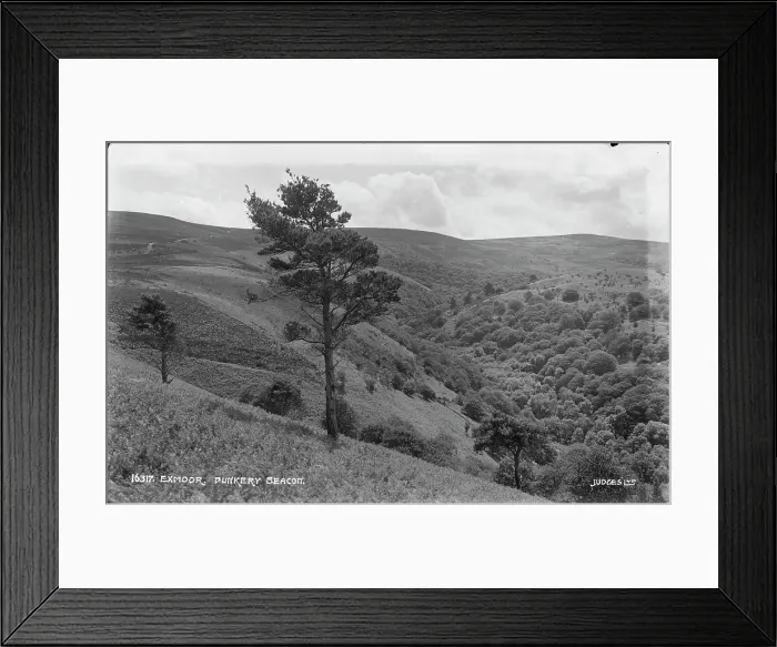 Framed Print : Scenic View of Punkery Beacon Framed Print : Scenic View of Punkery Beacon