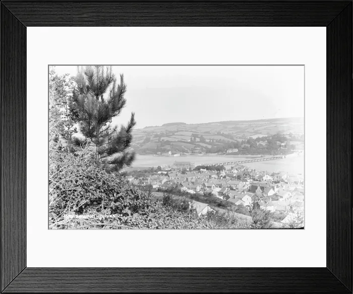 Framed Print : Scenic View of Shaldon Framed Print : Scenic View of Shaldon