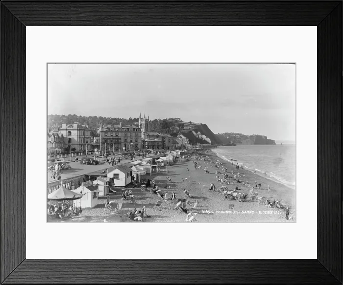 Framed Print : Teignmouth Sands - Judges Lift Framed Print : Teignmouth Sands - Judges Lift
