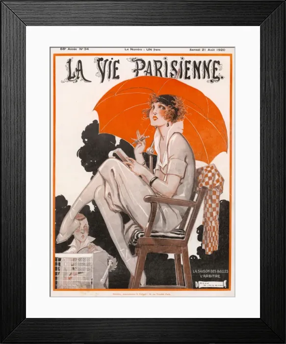 Framed Print : Lady Tennis Umpire 1920 Framed Print : Lady Tennis Umpire 1920