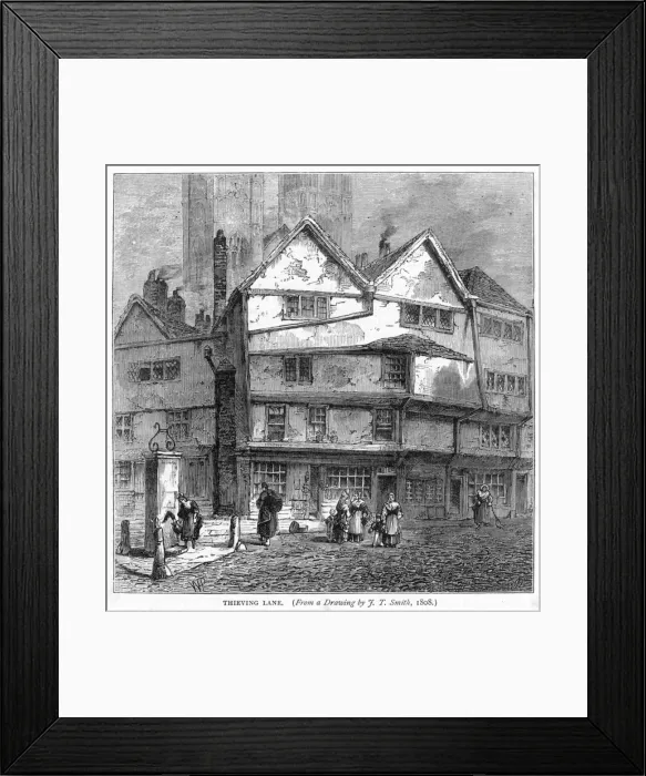 Framed Print : Thieving Lane Framed Print : Thieving Lane