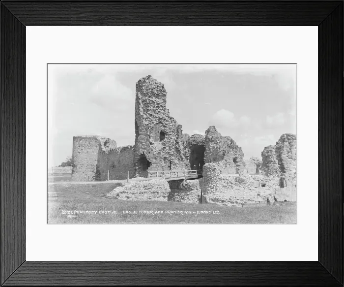 Framed Print : Pevensey Castle - Eagle Tower and Drawbridge Framed Print : Pevensey Castle - Eagle Tower and Drawbridge