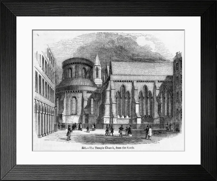 Framed Print : Temple Church Framed Print : Temple Church