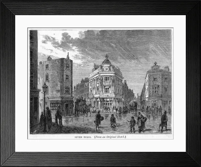 Framed Print : Seven Dials Framed Print : Seven Dials