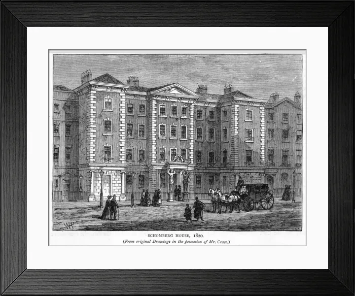 Framed Print : Schomberg House Framed Print : Schomberg House
