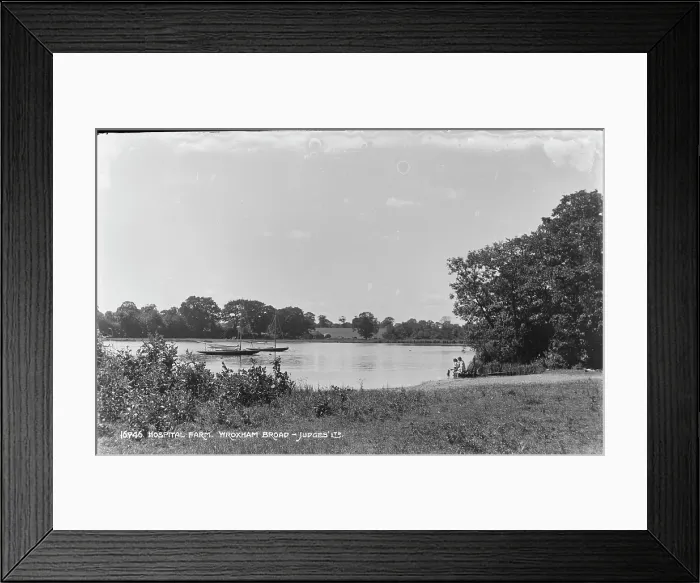 Framed Print : Tranquil Scene at Wroxham Broad Framed Print : Tranquil Scene at Wroxham Broad
