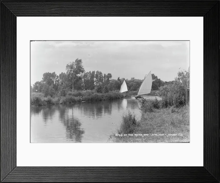 Framed Print : Sailing on the River Ant Framed Print : Sailing on the River Ant