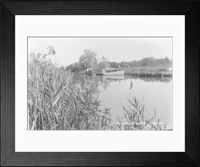 Framed Print : Tranquil River Scene at Stalham Framed Print : Tranquil River Scene at Stalham