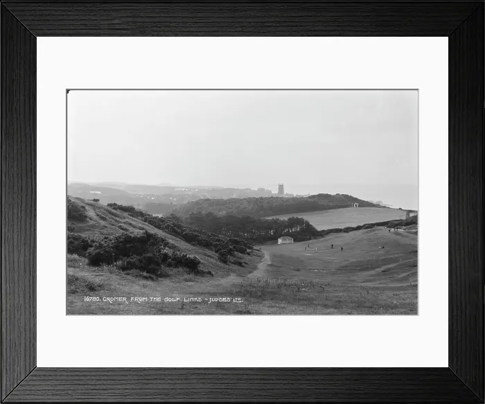 Framed Print : View of Cromer from the Golf Links Framed Print : View of Cromer from the Golf Links
