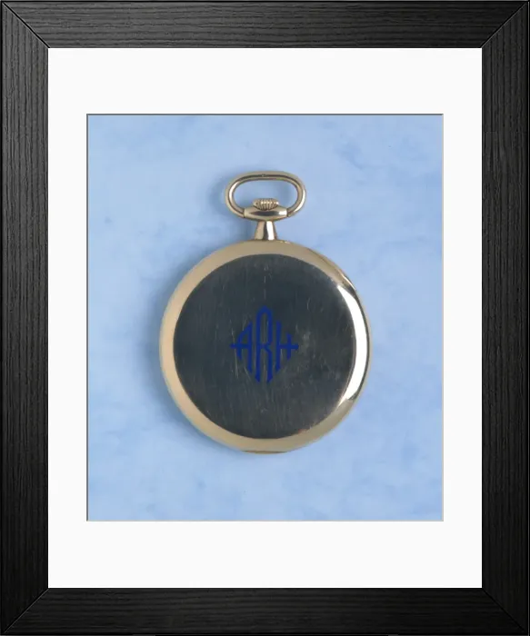 Framed Print : Captain Rostron watch back Framed Print : Captain Rostron watch back
