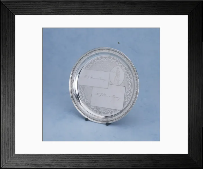 Framed Print : Titanic Ismay silver tray Framed Print : Titanic Ismay silver tray