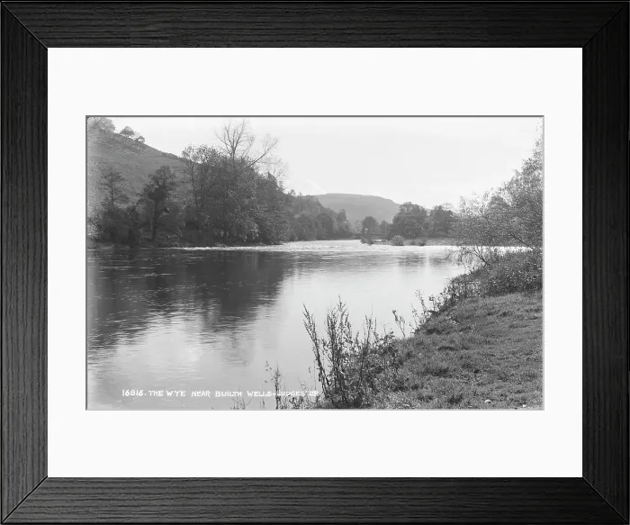 Framed Print : The Wye River Near Builth Wells Framed Print : The Wye River Near Builth Wells