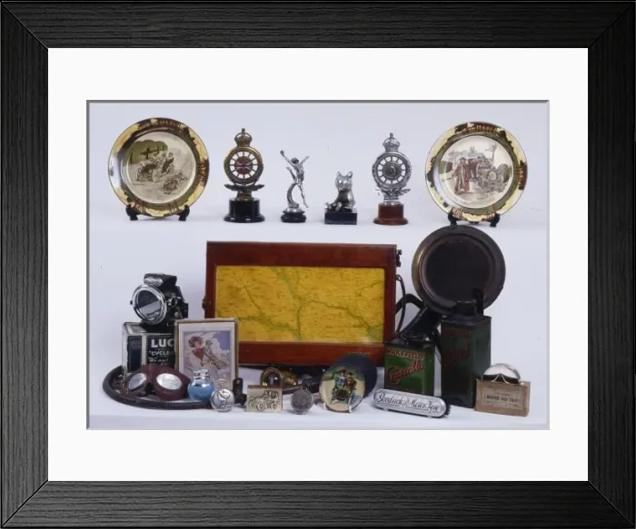 Framed Print : Automobilia Ephemera Collection Framed Print : Automobilia Ephemera Collection